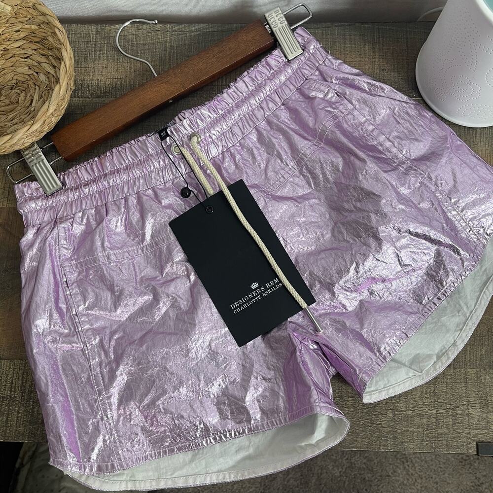 Designers Remix Charlotte‎ Eskildsen Size 32 Womens Purple Iridescent Color